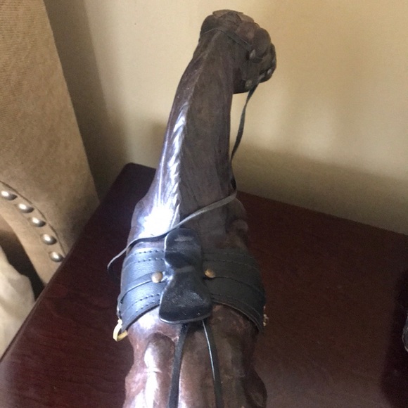 Leather Decorative Horse - Picture 4 of 7